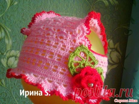 Летняя шапочка под хвостики. - Вязание - Страна Мам