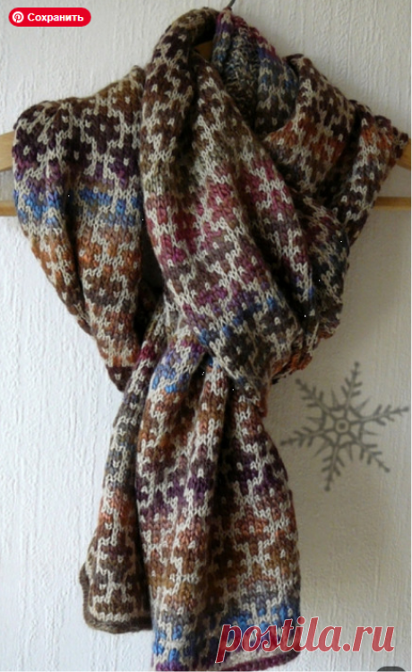 Ленивый жаккард: простой путь к яркому вязанию | Дневник вязальщицы | Дзен