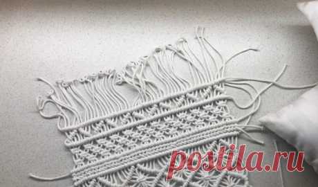 Магия узелков: превращаем обычный шнур в уютный чехол для подушки