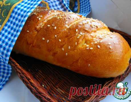 Батон пшенично-молочный – кулинарный рецепт