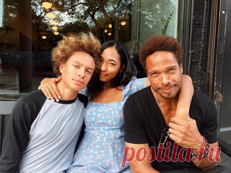 Гари Дурдан с детьми