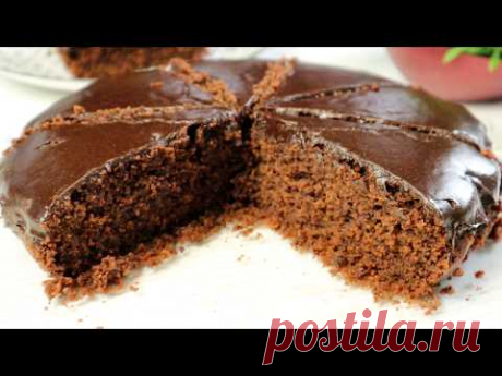 Вы не поверите! Из НИЧЕГО - Настоящий вкус Брауни! Пирог шоколадный без шоколада и яиц/ Постный