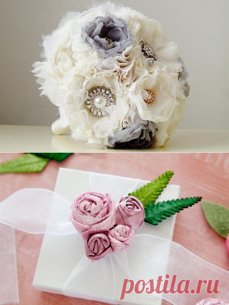 Цветы из лент своими руками – 6 мастер-классов для новичков