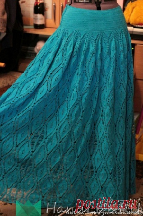 Юбка в пол крючком / Вязание крючком