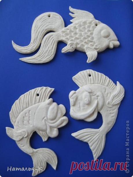 Рыбки из солёного теста. | Страна Мастеров