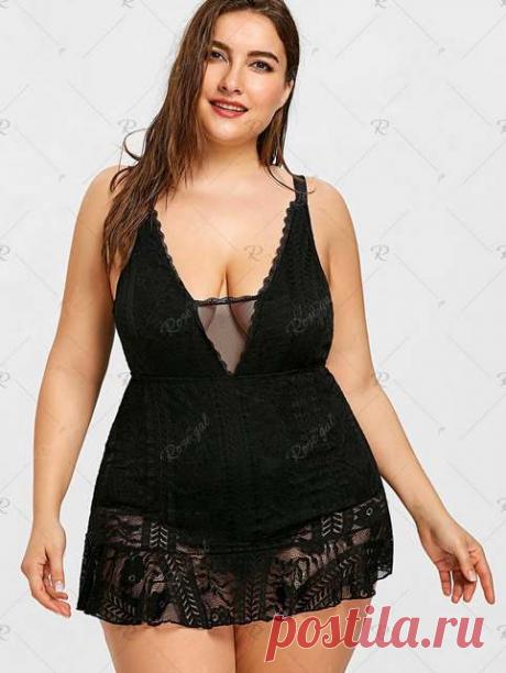 Купальники для полных девушек и женщин американского бренда RoseGal лето 2019 (50 фото)