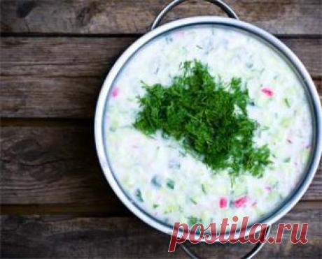 Окрошка на кефире - классический рецепт с пошаговыми фото / Меню недели