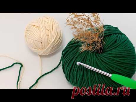 Красота! Никто не вязал этот бабушкин квадрат крючком. Бесплатный урок вязания крючком.