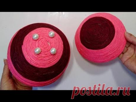 🎈 ВЗЯЛА НАДУВНОЙ ШАРИК и СДЕЛАЛА полезную ПОДЕЛКУ для ДОМА.СВОИМИ РУКАМИ. ШКАТУЛКА. идеи. декор DIY