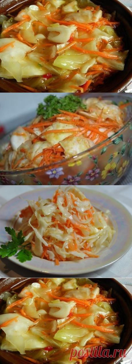 Капуста по-корейски «БОМБА»: всегда будет вас ждать в холодильнике!