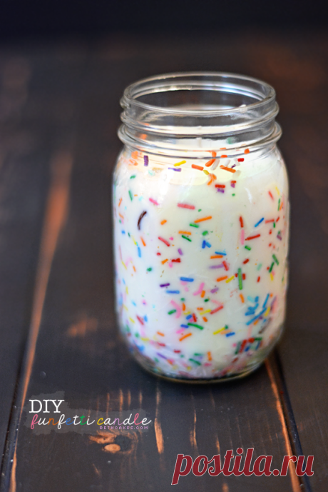 Funfetti Candles: You will be going to eat it but never do that.