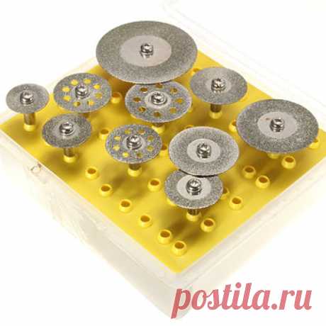 10шт отрезные диски алмазного отрезного круга для Дремеля роторный инструмент США$5.99