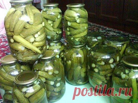 8 вариантов заготовок огурцов на зиму | Мамам, женщинам, бабушкам и очень любознательным.