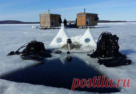 Тверские дайверы на Белом море.