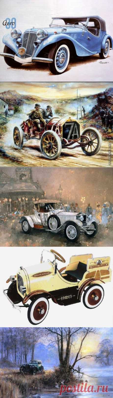 Ретро-авто / Картинки для декупажа / PassionForum - мастер-классы по рукоделию