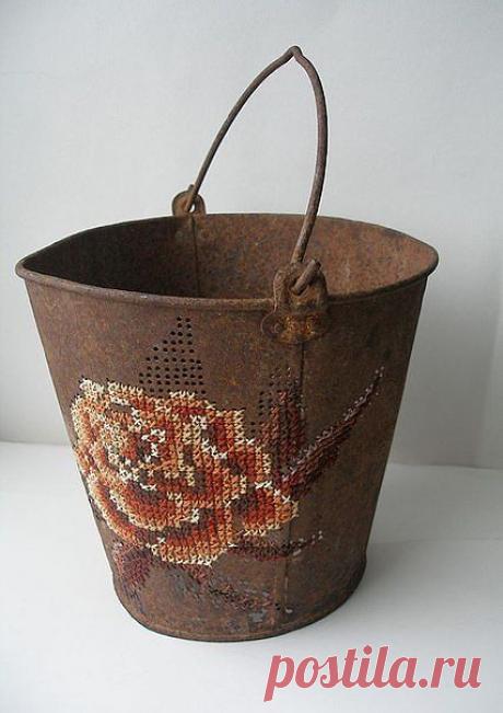 У творческого человека всё должно быть прекрасно ... / Вышивка /