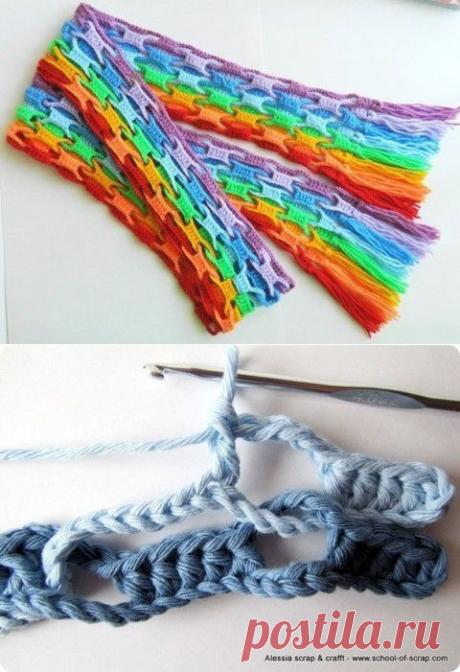 Интересная техника вязания крючком | Умелые ручки
