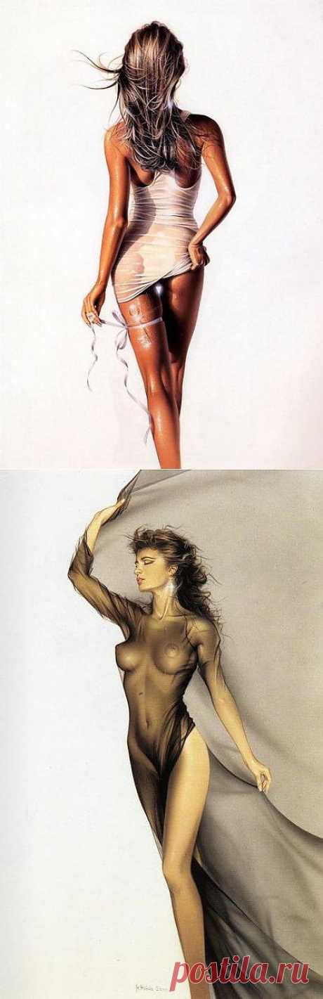 Современный пин-ап. Михаэль Мобиус.18+.