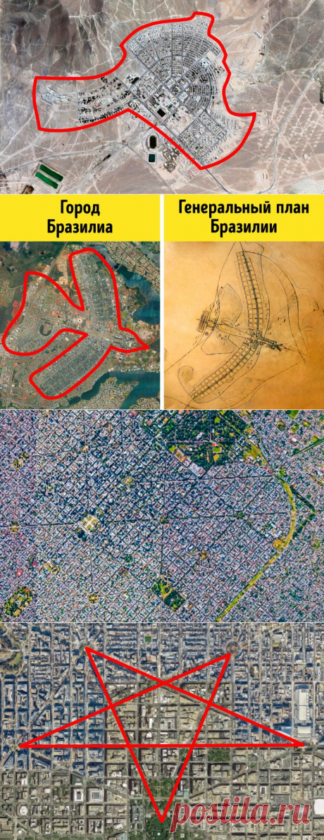 10 городов мира, в планировку которых заложен тайный смысл / Туристический спутник
