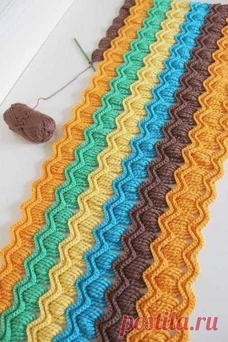 Интересный узор с зубчиками — DIYIdeas