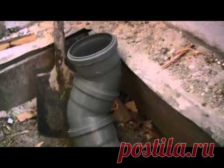 Как проложить канализационную трубу, уклоны и изгибы, канализация своими руками