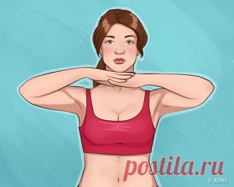10 простых упражнений для красивых рук и подтянутой груди