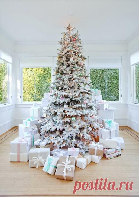 Как красиво нарядить елку на Новый Год: 49 вариантов