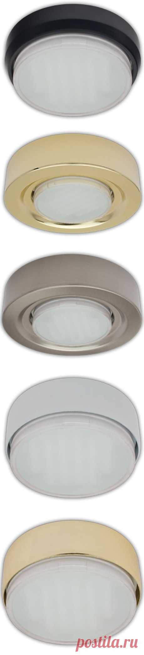 Накладные потолочные светильники Ecola GX53