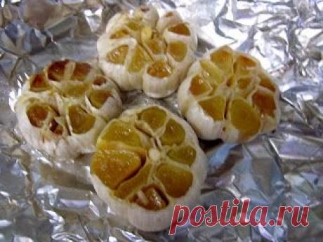 Невыразимая легкость кулинарного бытия...Запеченный чеснок