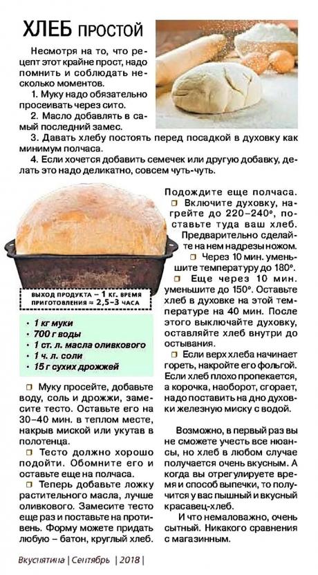 Пин содержит это изображение: Хлеб простой