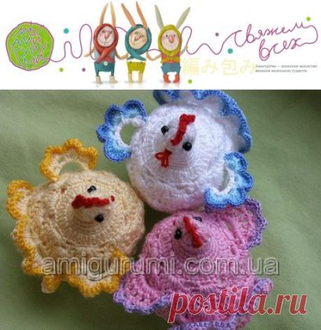 Пасхальные курочки (подробный МК)