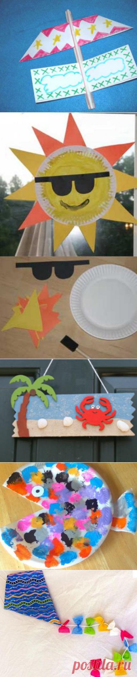 Летние поделки Детские поделки летом | Идеи для творчества