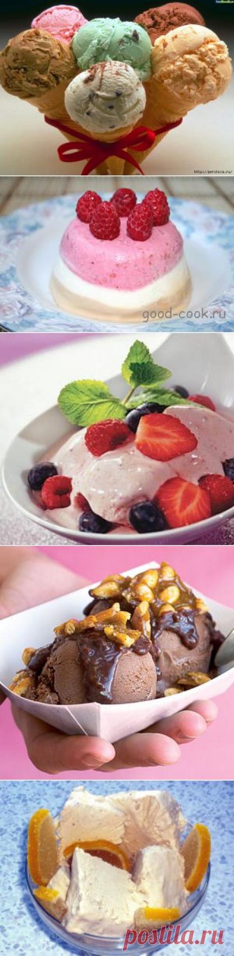 Рецепты домашнего мороженного.