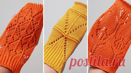 7 уникальных ажурных узоров с прицелом на весну | Марина Тарнакина, вяжу на машине | Яндекс Дзен