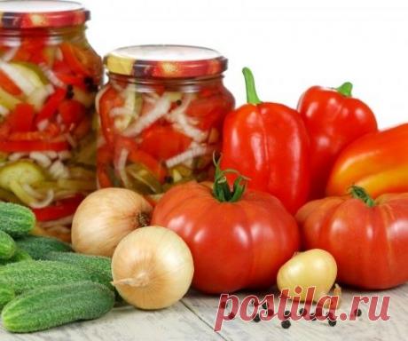 Как приготовить салат из овощей на зиму
