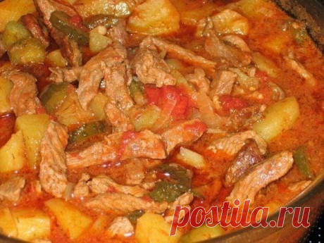 Азу по-татарски - Лучшие кулинарные рецепты интернета