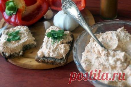 Творожный крем с крабовыми палочками : Закуски и бутерброды