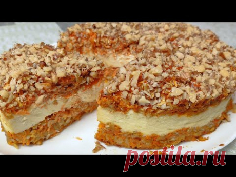 Низкокалорийный Морковный ПП десерт Без Сахара и Муки