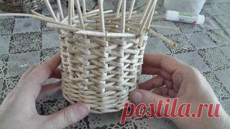 Плетение послойное из газетных трубочек Пошаговые мастер-классы по шитью своими руками, вязанию, рукоделию, декорированию, швейные мастер-классы для начинающих, фото и видеоуроки.