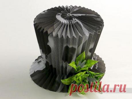 Шляпа - поделка из бумаги