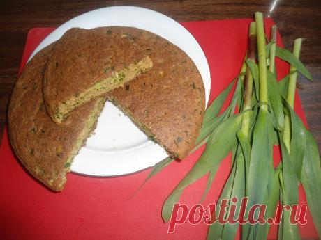 Манник с черемшой рецепт пошаговый https://ligakulinarov.ru/r/mannik_s_cheremshoy_1938