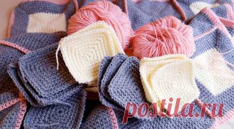 СТАРЫЙ ДОБРЫЙ БАБУШКИН КВАДРАТ | Татьяна Кильмяшкина | Дзен