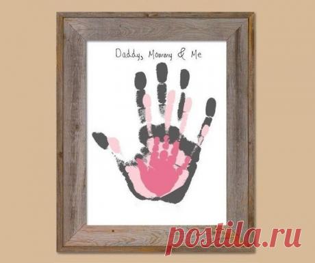 Милые идеи украшения интерьера отпечатками ладоней и стоп членов семьи — Сделай сам, идеи для творчества - DIY Ideas