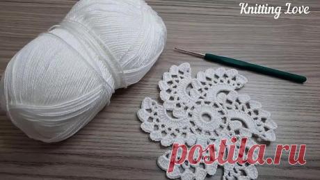 Красивый узор крючком - Вязание крючком - Knitting Love 💗