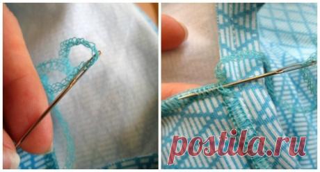 Лайфхак: как спрятать «хвостики» от оверлочных строчек — Мастер-классы на BurdaStyle.ru