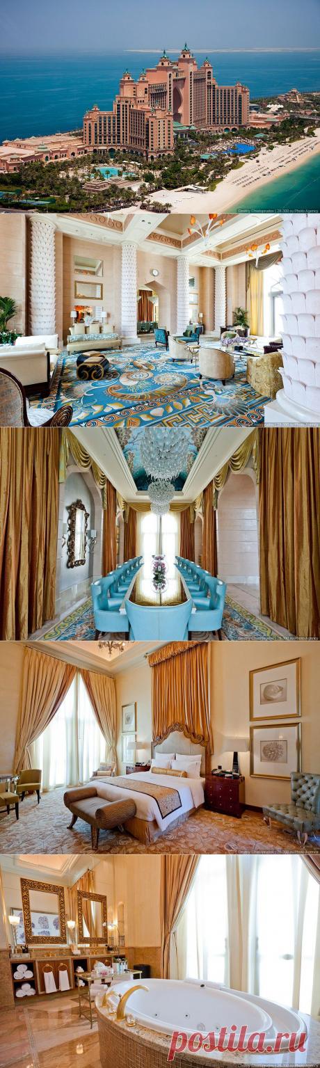 Как выглядит номер за $50 000 в отеле Атлантис, Дубай