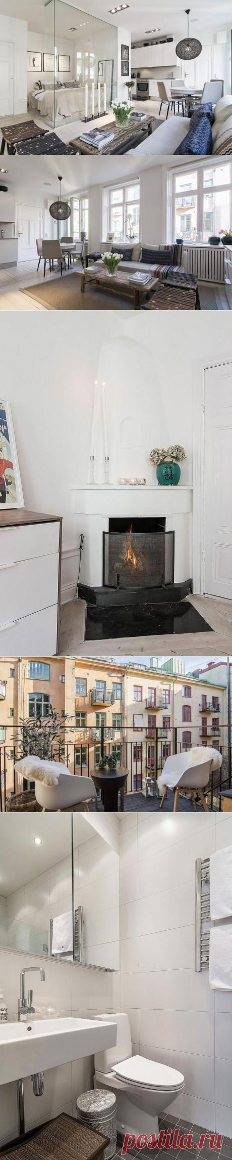 ФотоТелеграф » Светлая квартира-студия в скандинавском стиле