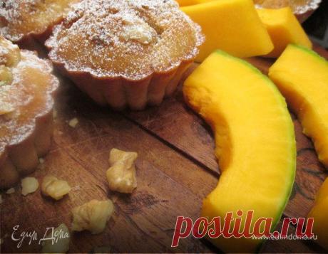 Тыквенные кексы с корицей и орехами, пошаговый рецепт на 3310 ккал, фото, ингредиенты - Марина