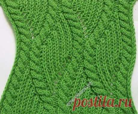 КРАСИВЫЕ УЗОРЫ СПИЦАМИ