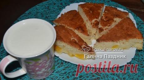 Манник с апельсинами, рецепт пошаговый от Лиги Кулинаров. Рецепт манника с апельсинами, рецепты Лиги Кулинаров.